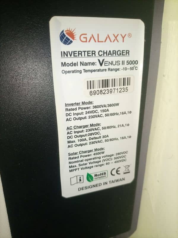 Venus Galaxy 3.6 kw On/Off Grid Solar Inverter for sale 5
