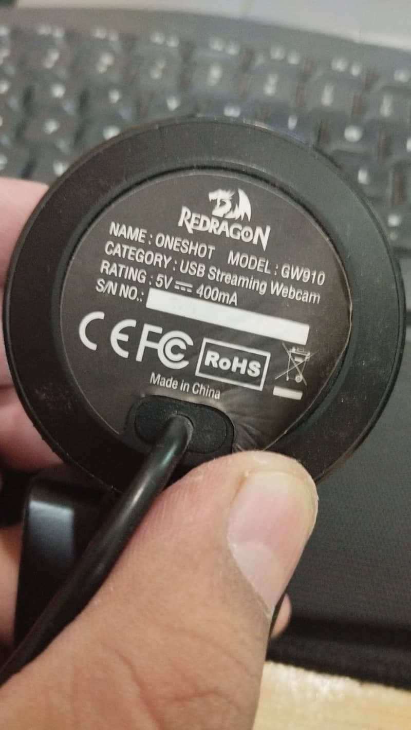 Red Dragon HD Web Cam Dual MIC and Lights 1