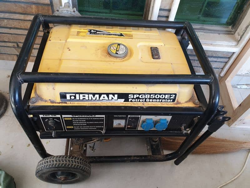 Firman 6.5 KVA SPG8500E2 Generator 0
