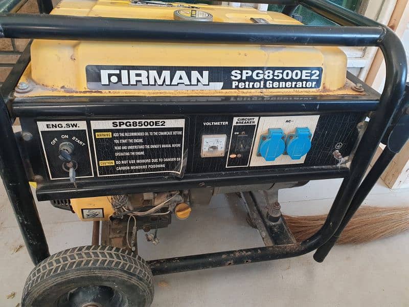 Firman 6.5 KVA SPG8500E2 Generator 8