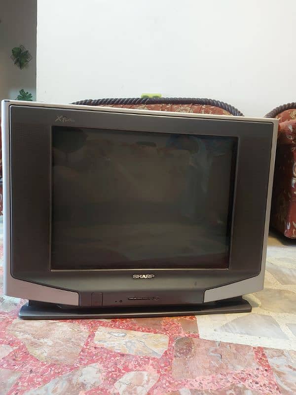 Sharp Old Colour TV 1
