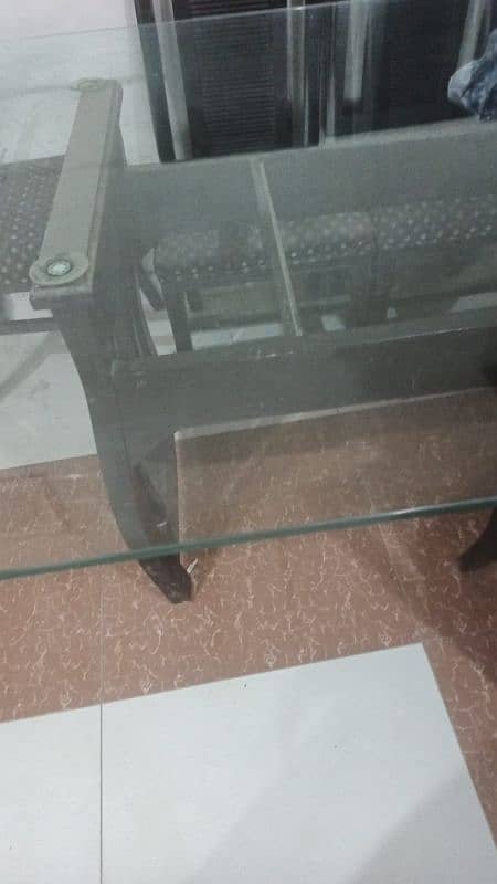 Dining table/glass top dining/luxury dinig/wooden dining for sale 2