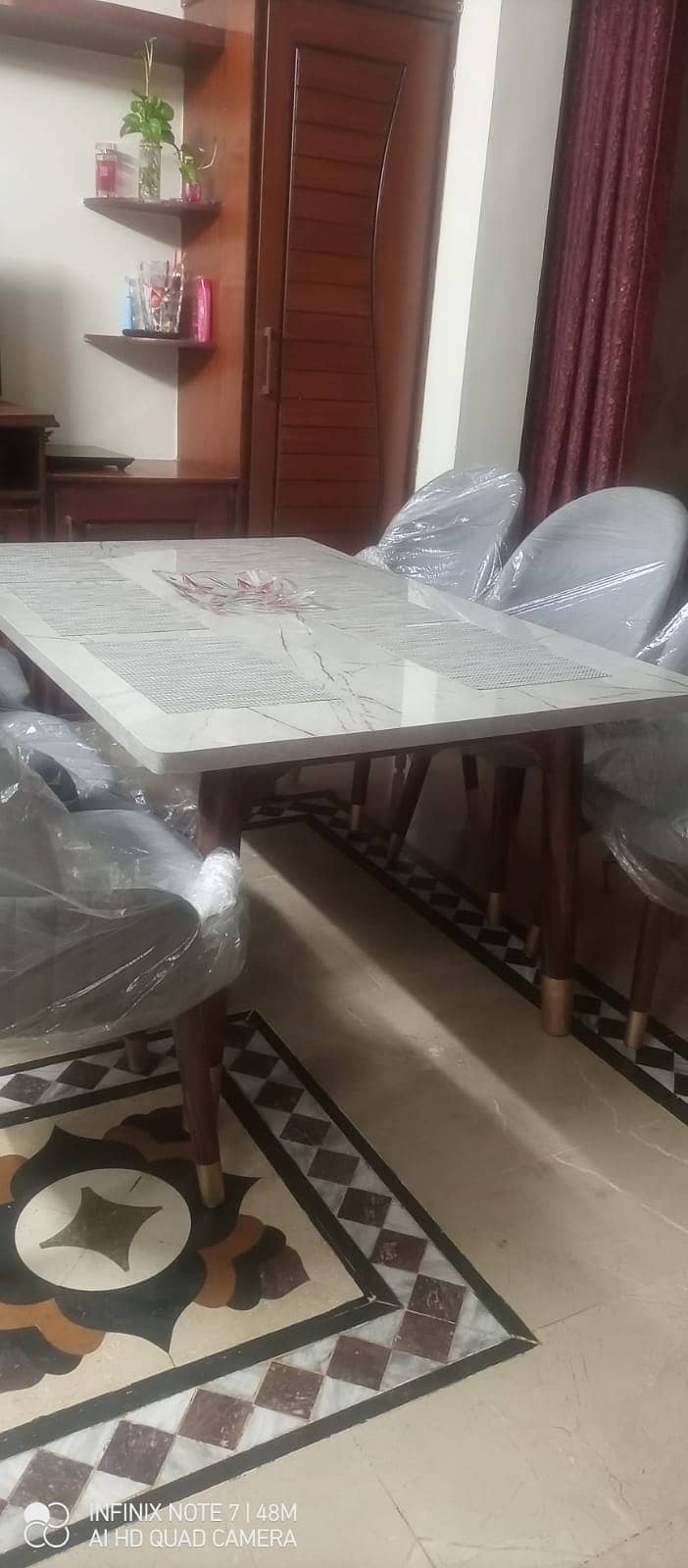6 chair dining table for sale 1