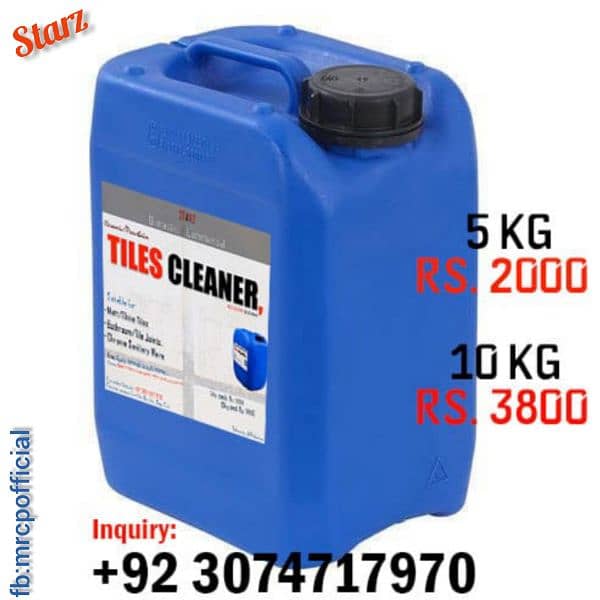 "CERAMIC TILES SURFACE CLEANER (Non Acidic)" 0