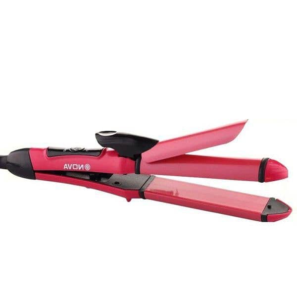 2-in-1 Nova Hair Straightener And Curler – Dual-use Styling Tool 1