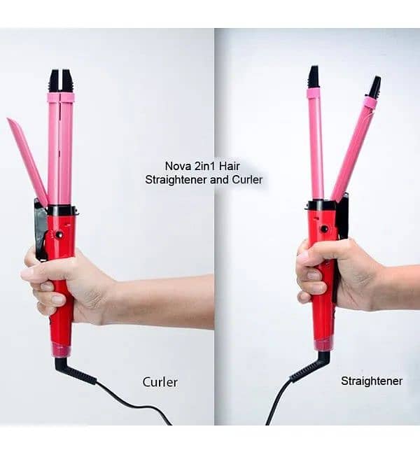 2-in-1 Nova Hair Straightener And Curler – Dual-use Styling Tool 5