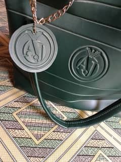 green handbag