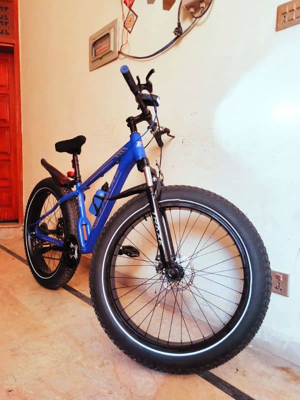 Imported Fat Mountain Bicycle Aluminum Frame 100% 0