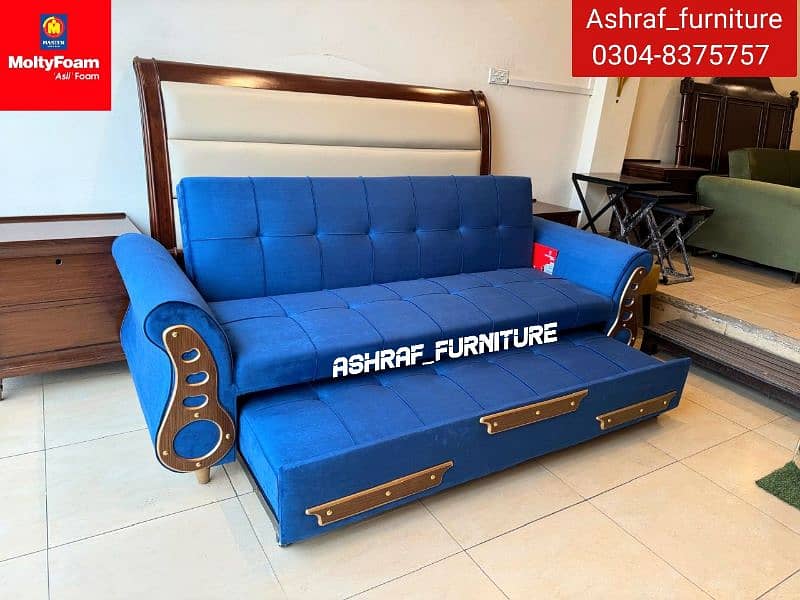 Sofa cum bed/Double cumbed/Sofa/LShape/Combed/Dewan/Double bed/Bed set 2