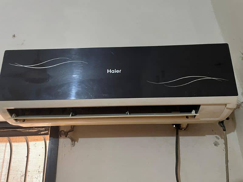 Haier 1 ton AC for sell (only inner minor gas leakage) 1