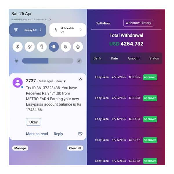 EARN ONLINE FORM HOME 0
