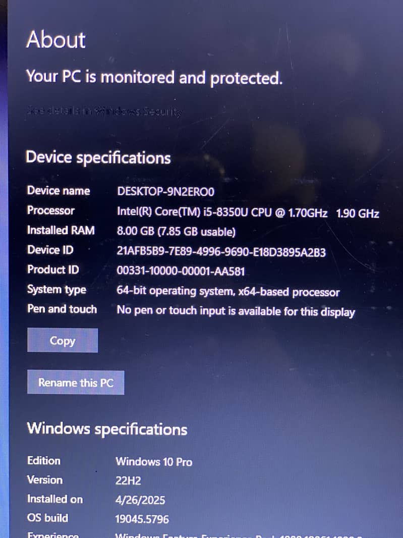 Hp 8th generation laptop 1
