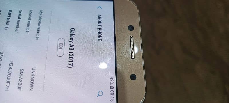 Samsung A3 2017 2gb Ram 16gb memory only mobile pta approv urgent sell 3