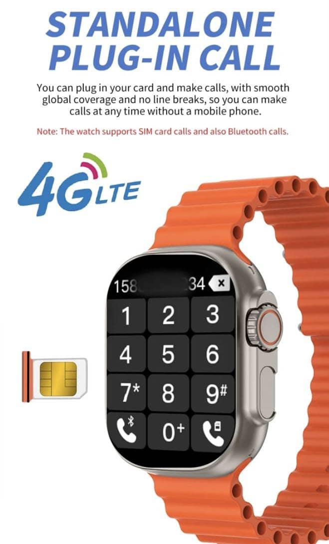 Bw 10 pro 4g sim smart watch. 0