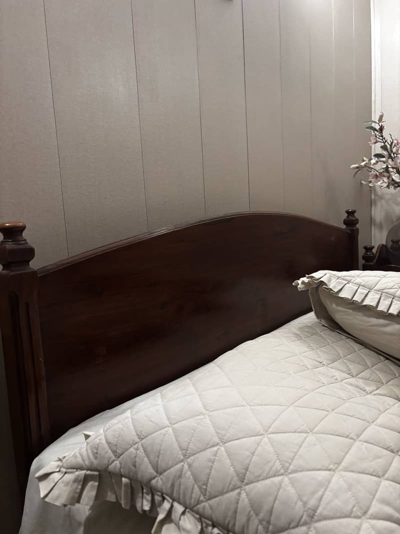 PURE WOOD BED SET 1