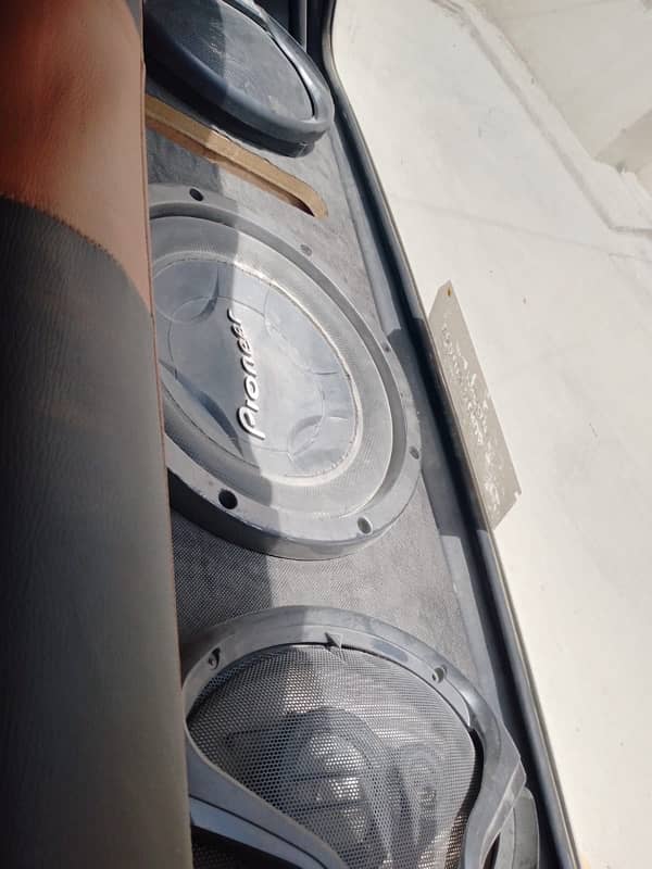 pioneer woofer champion series and full sound system 1