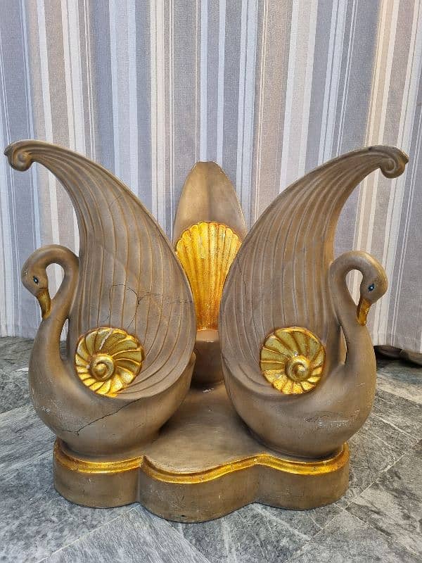 Unique and Elegant Swan-Themed Dining Table (Without glass) 2