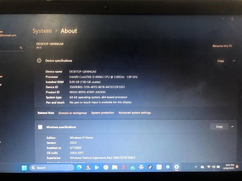 Lenovo 6 generation 9