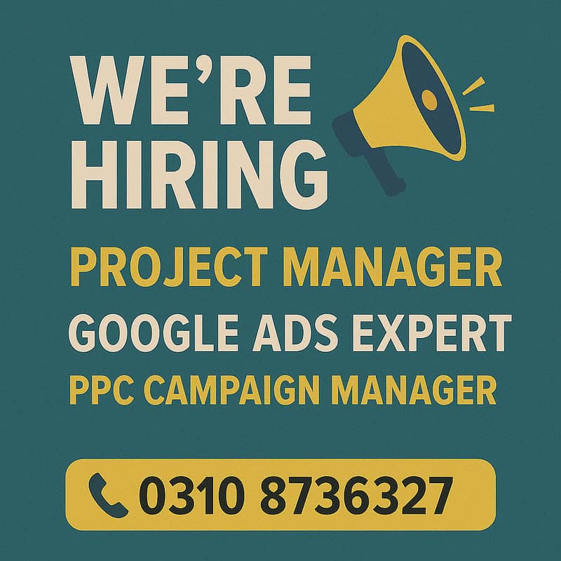 Video Editor/ GD/ PR, Meta ads, google ads, Developer, Manager, BDO 10