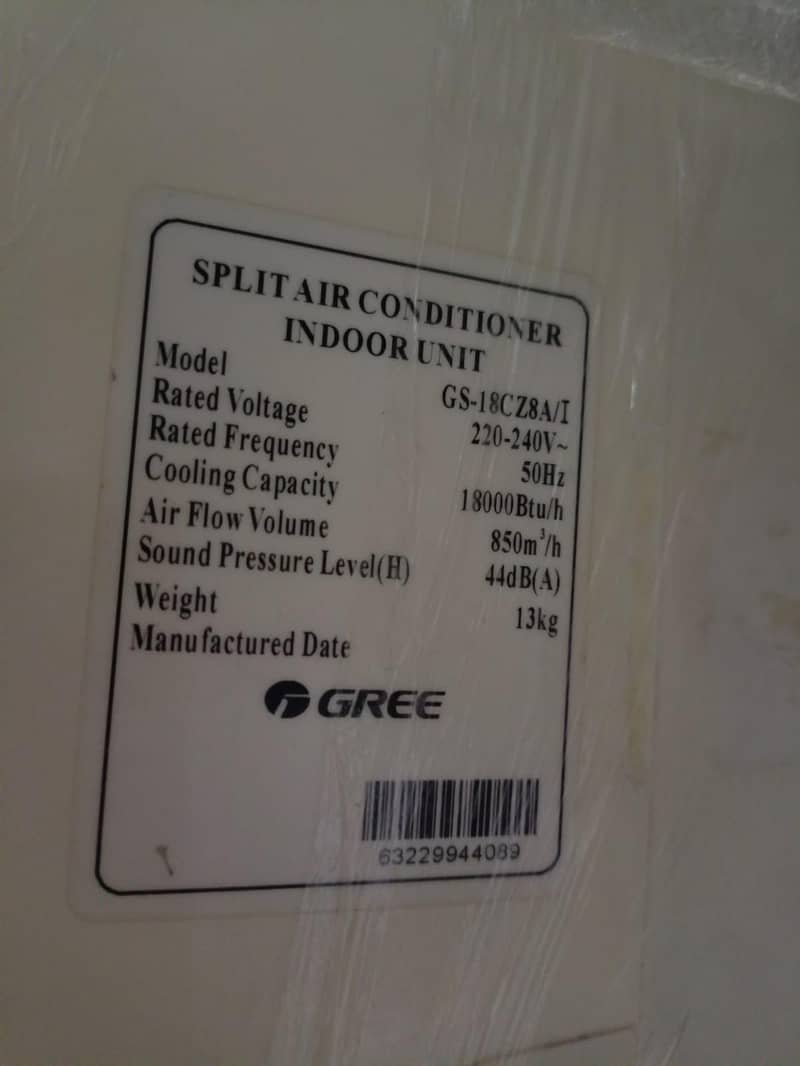 Gree 1.5 ton Split AC (0306=4462/443)superbbset 9