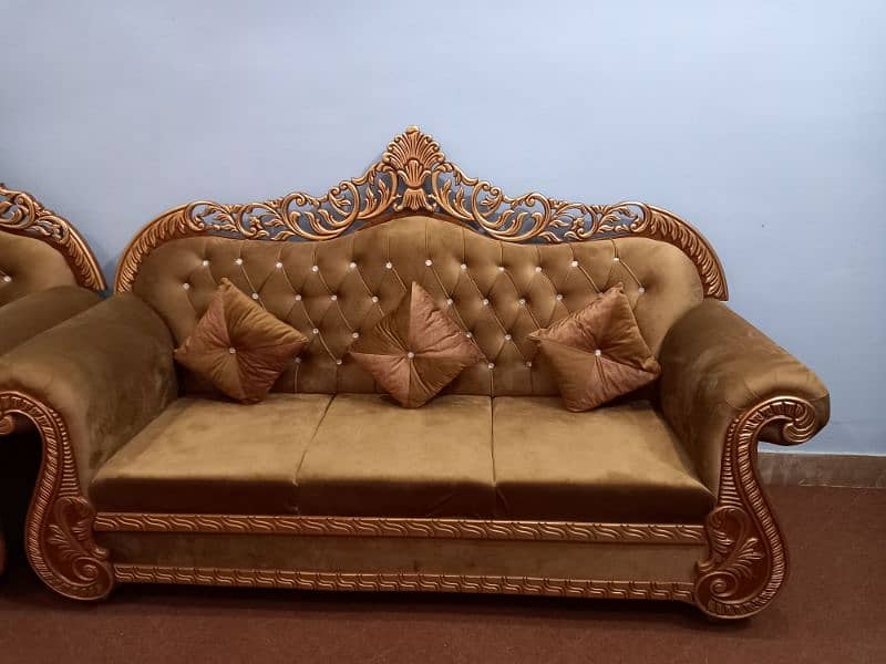Five Seater Shahi Style Sofa For Sale 1