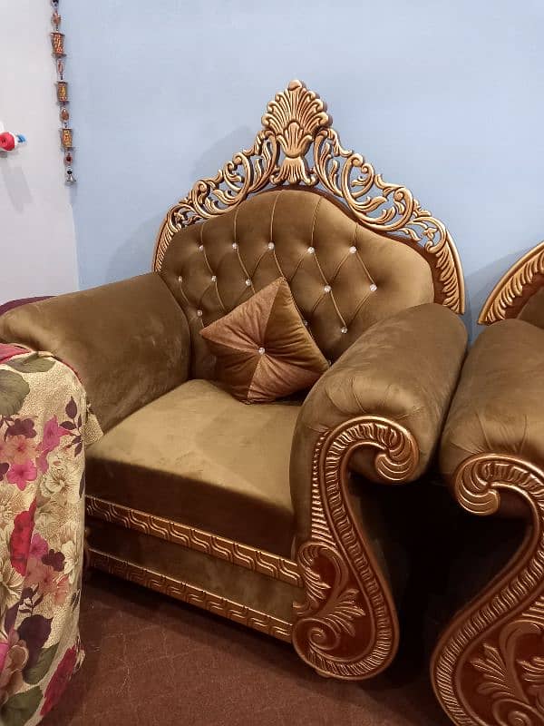 Five Seater Shahi Style Sofa For Sale 2