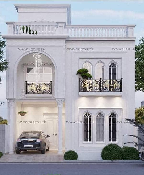 Park Facing Brand New 7 Marla Double Story House For Sale, Finishing Chal Rahi He 1 Ya 2 Week Me Ho Jyee Gi Mukamal 0