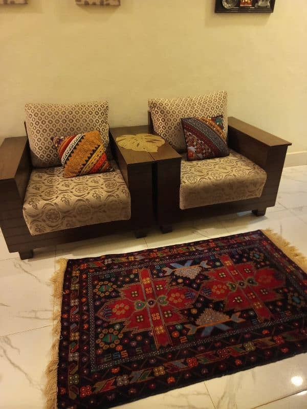 sofa set  five seater with central table 3