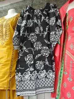 UNSTICHED  2 PIECE   PURE LAWN  ALL OVER 2 PIECE