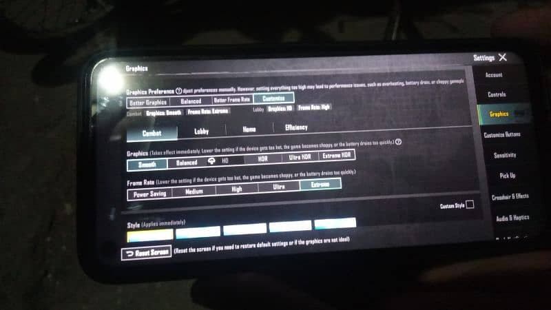 Oppo Reno 5A 5g 60 fps in gaming Pubg 0