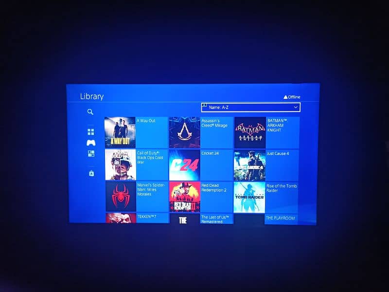 PS4 pro 1TB with 14 offline games 7