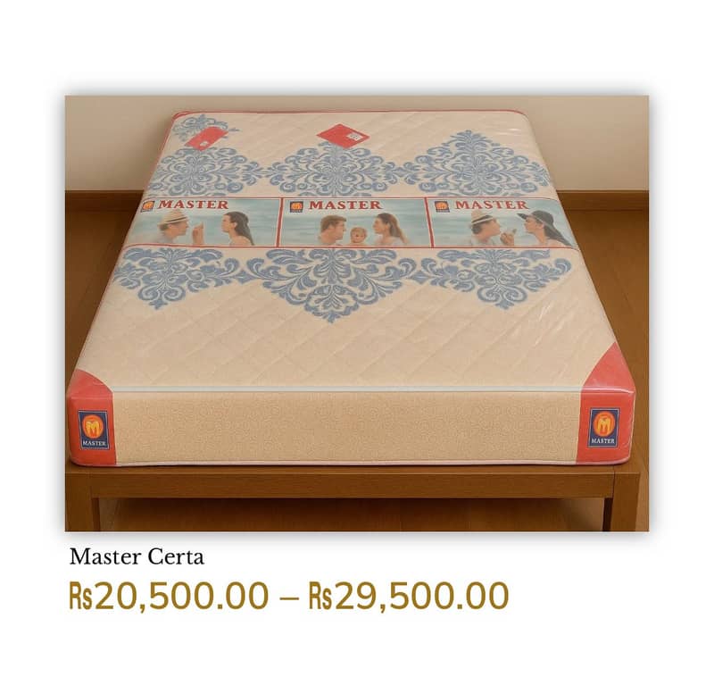 Master Certa Spring Mattress(6/6.5ft Kind Size)  8 inch 4