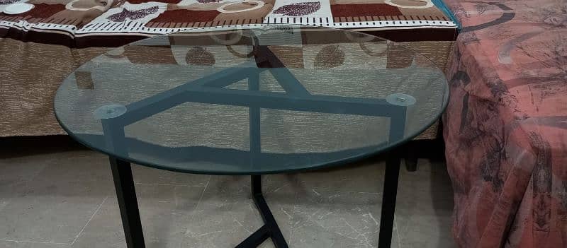 Round Glass Top Centre Coffee Table 5