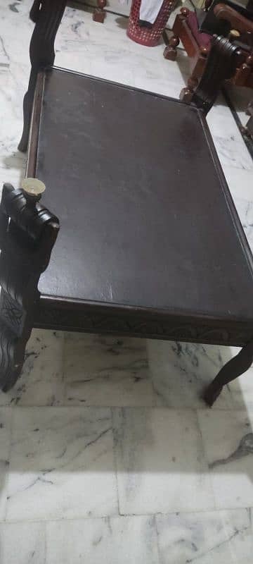 Dinning Table Dual Shelf without Mirror 0