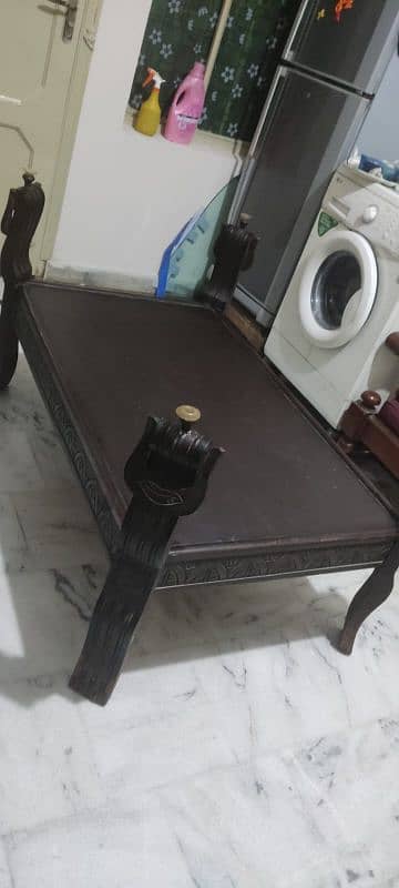 Dinning Table Dual Shelf without Mirror 5