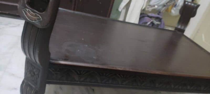 Dinning Table Dual Shelf without Mirror 7