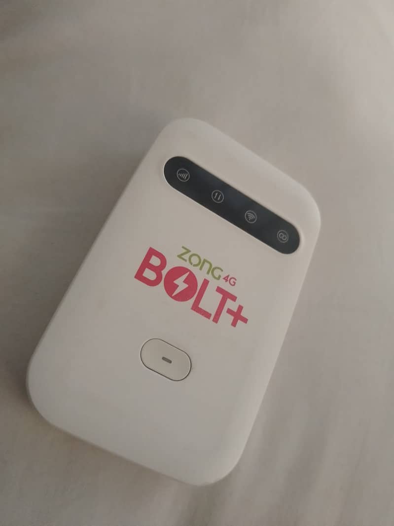 ZONG 4G BOLT+ UNLOCK 1