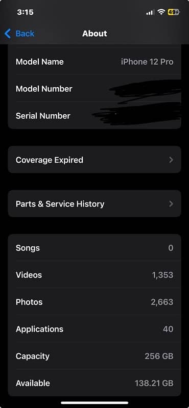Iphone 12 pro 256gb PTA Approved 5