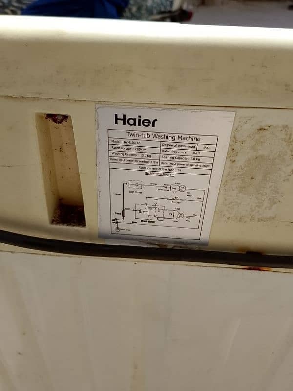 Haier spinner and washing machine 6