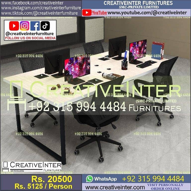 Call Center Office Workstation Table Meeting Conference Computer Chai 14