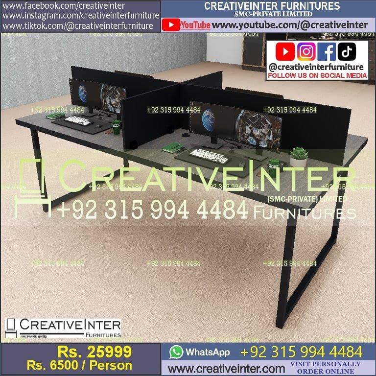 Call Center Office Workstation Table Meeting Conference Computer Chai 18