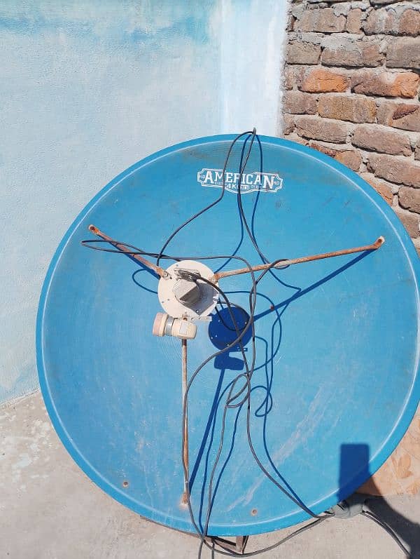Dish Antena receiver and tv full set for sale 0