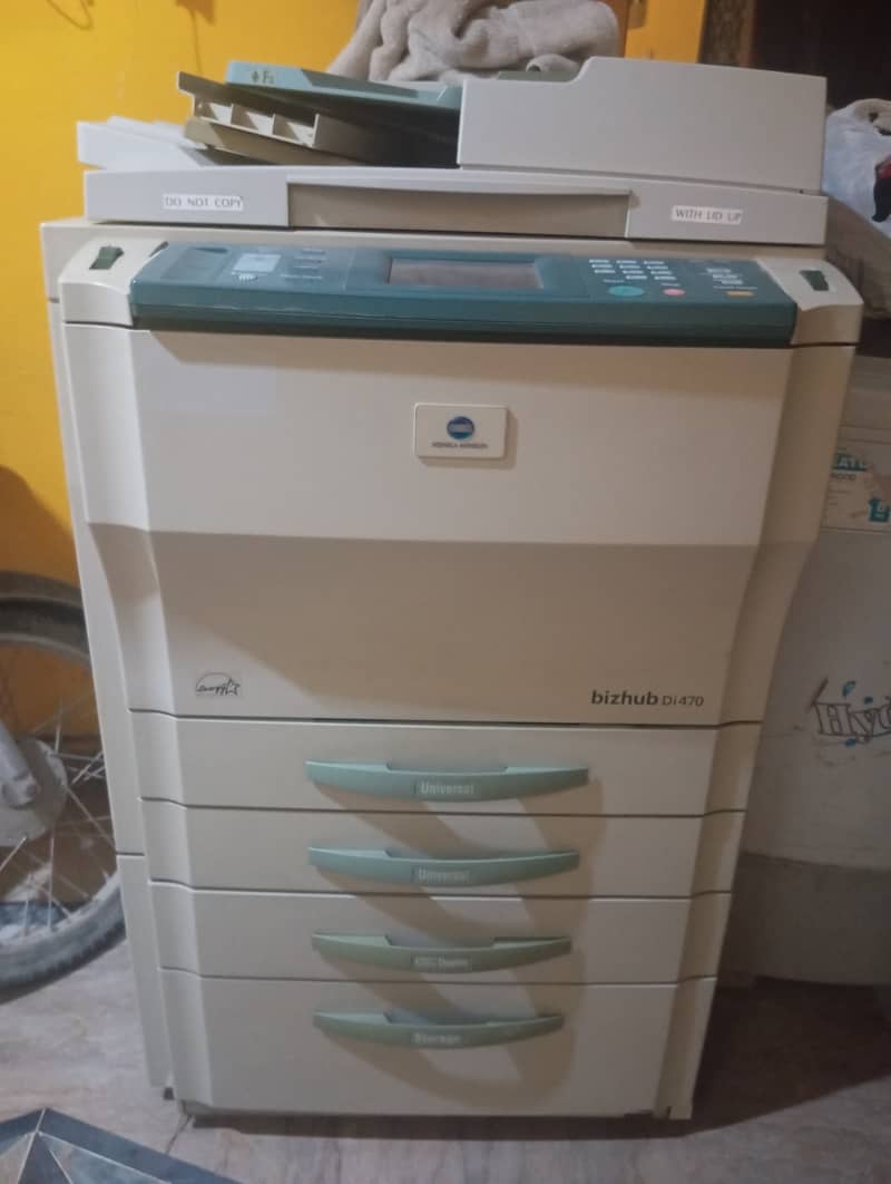 Minolta DI 470 copier photo stat machine 110 volt for sale 1