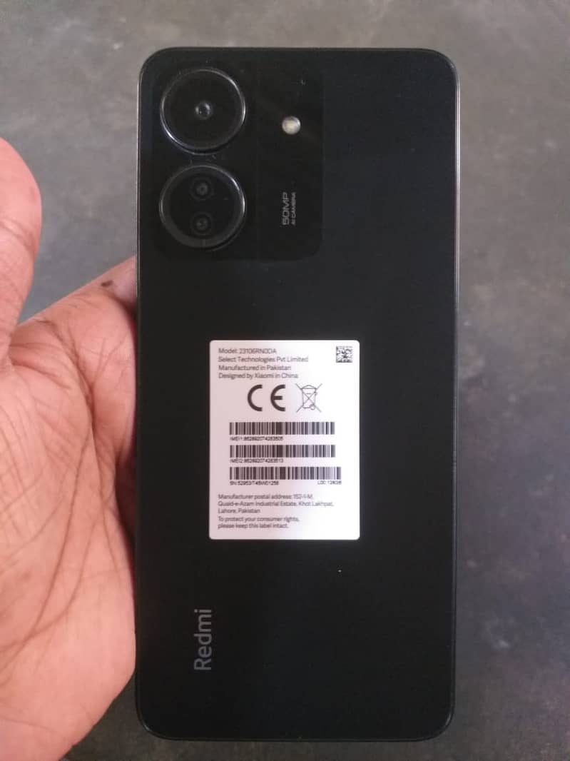 Redmi 13c 6/128 3 month warranty 1