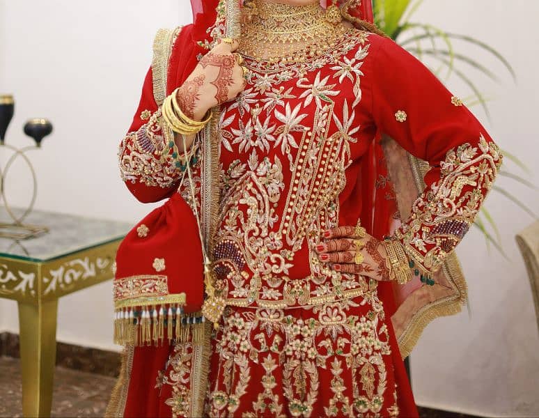 Red Bridal Lehnga 2