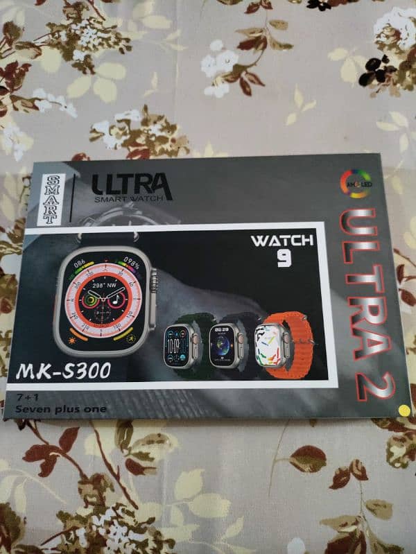 Smart Watch Ultra 3 with anuual display 7in1 Strap 0