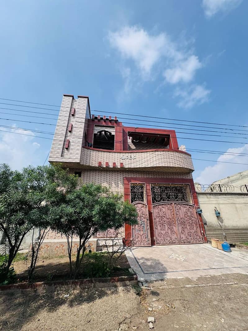 10 Marla - 3 story in posh Colony with 18kva Hybrid Solar House 0