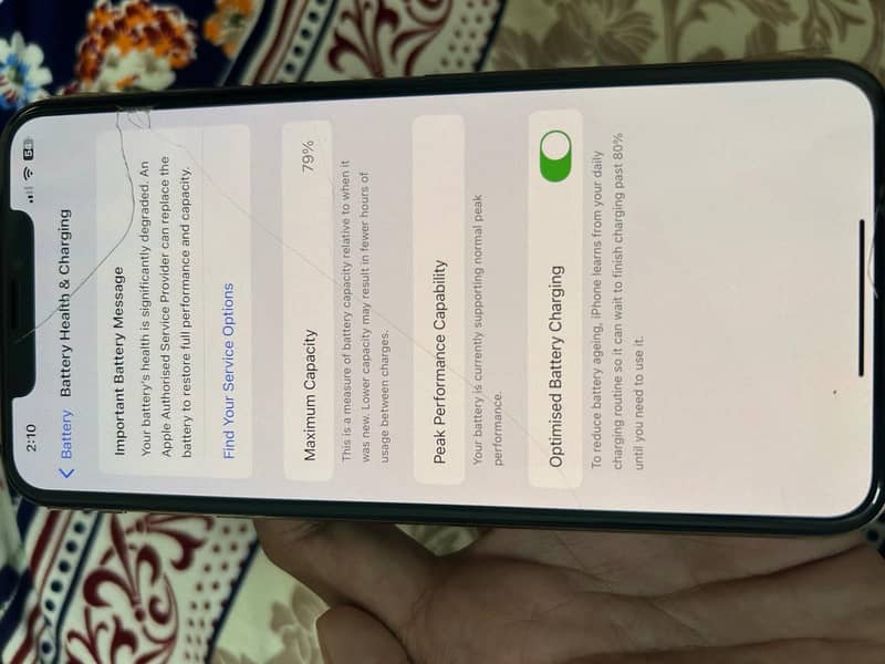 Iphone Xs max Gold Color 256GB 2