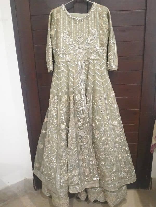 Fancy party wear Dress for Nikah or Walima event 0