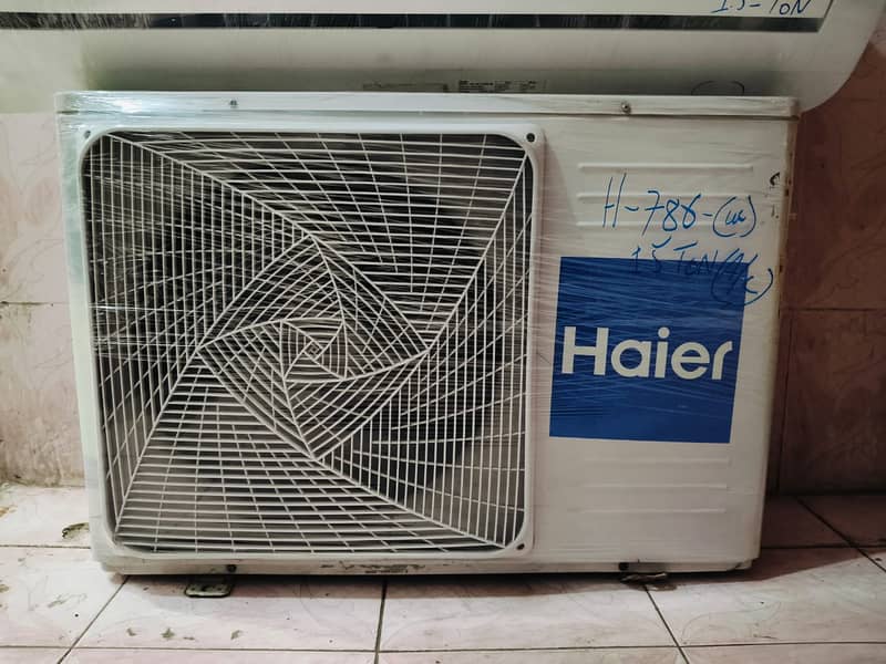 HAier 1.5 ton Split AC R410inverter gas (0306=4462/443)superbbset 4
